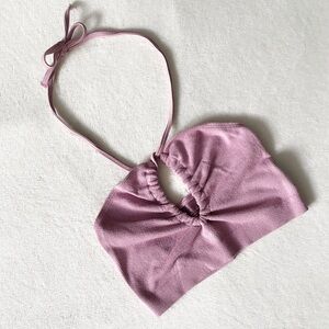 UO Cropped Halter tank top